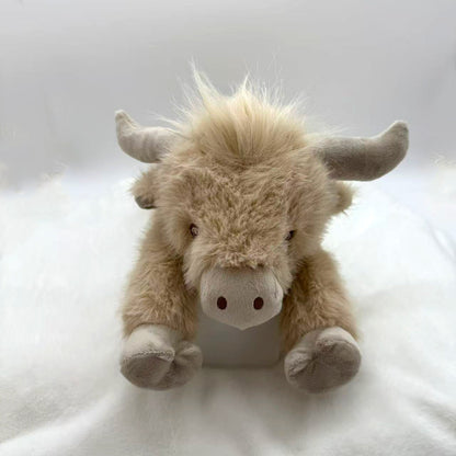 Norvo | Enchanting Highland Cattle Plush Toy with Fluffy, Rustic Charm