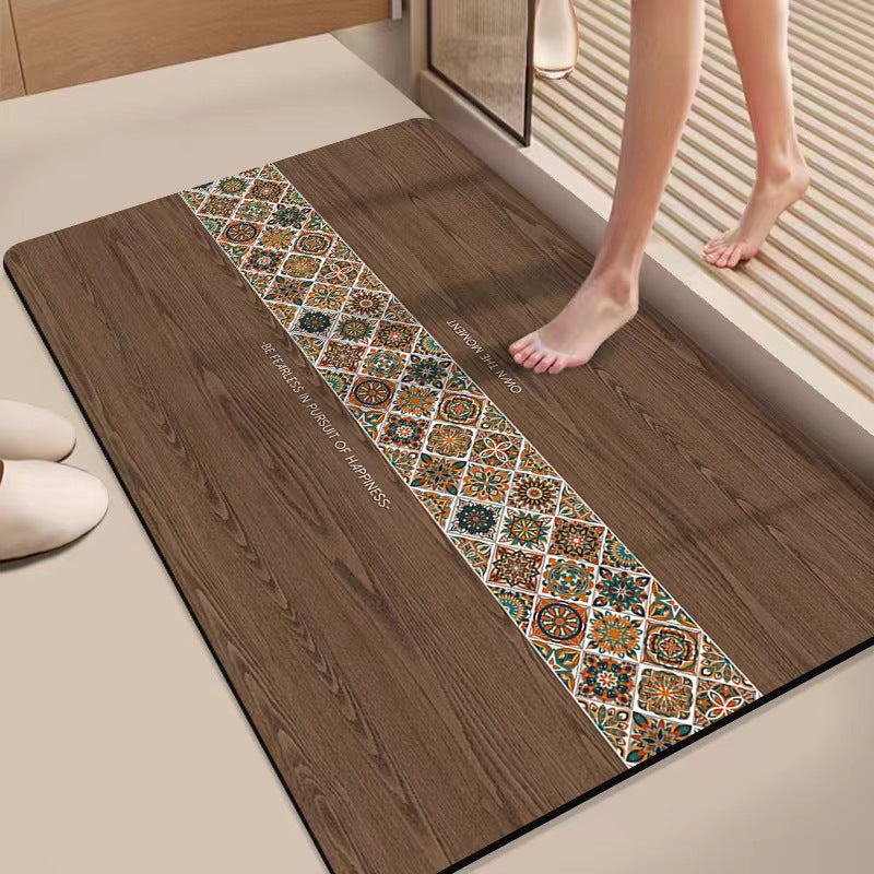Decorative Memory Foam Bath Mat