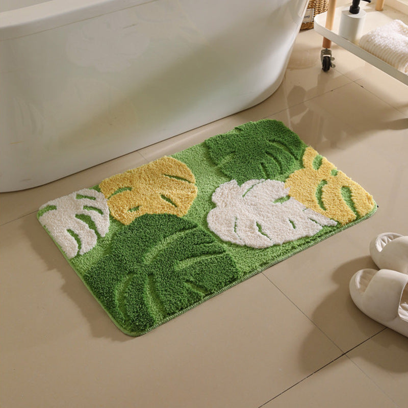 Mermaid-Themed Plush Bath Rug