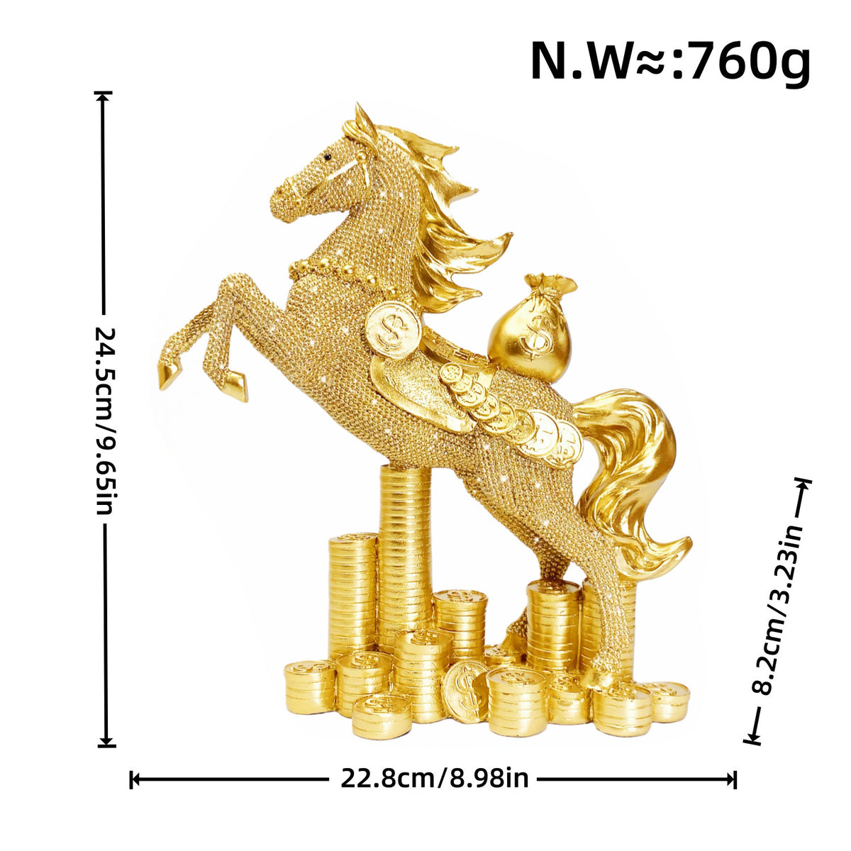 Decorative horse figurine Acalora