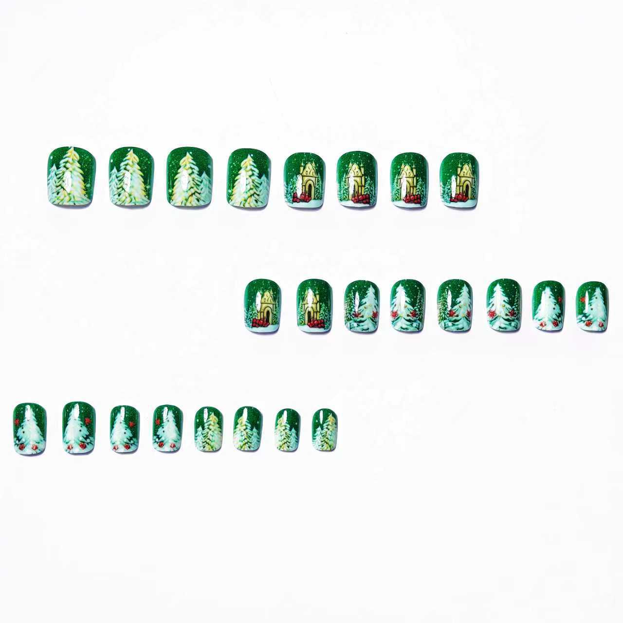 Festive Winter Holiday Nail Art Acalora