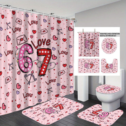 Colorful Dessert-Themed Bathroom Set