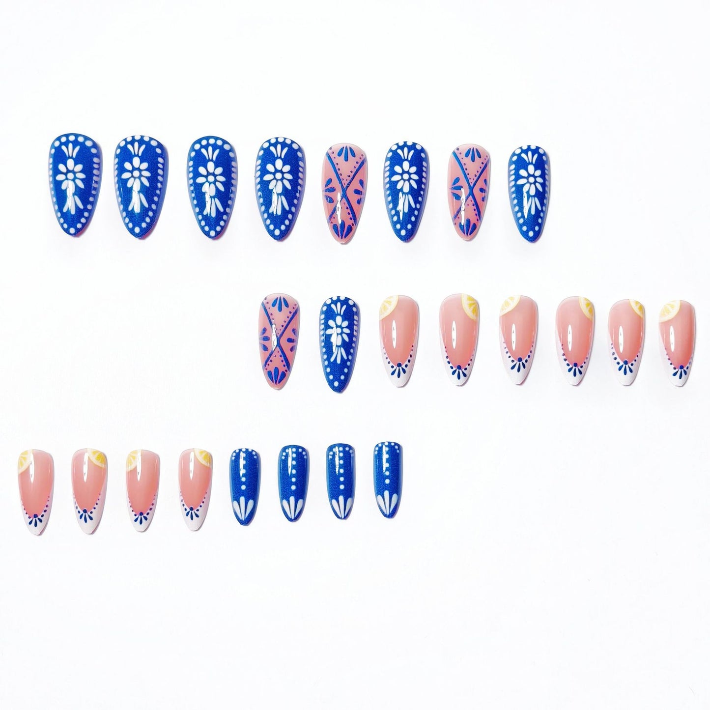 Artistic Floral Nail Art Set Acalora