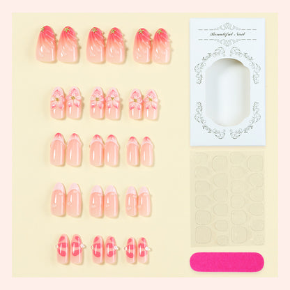 Floral Nail Art Press-On Set Acalora