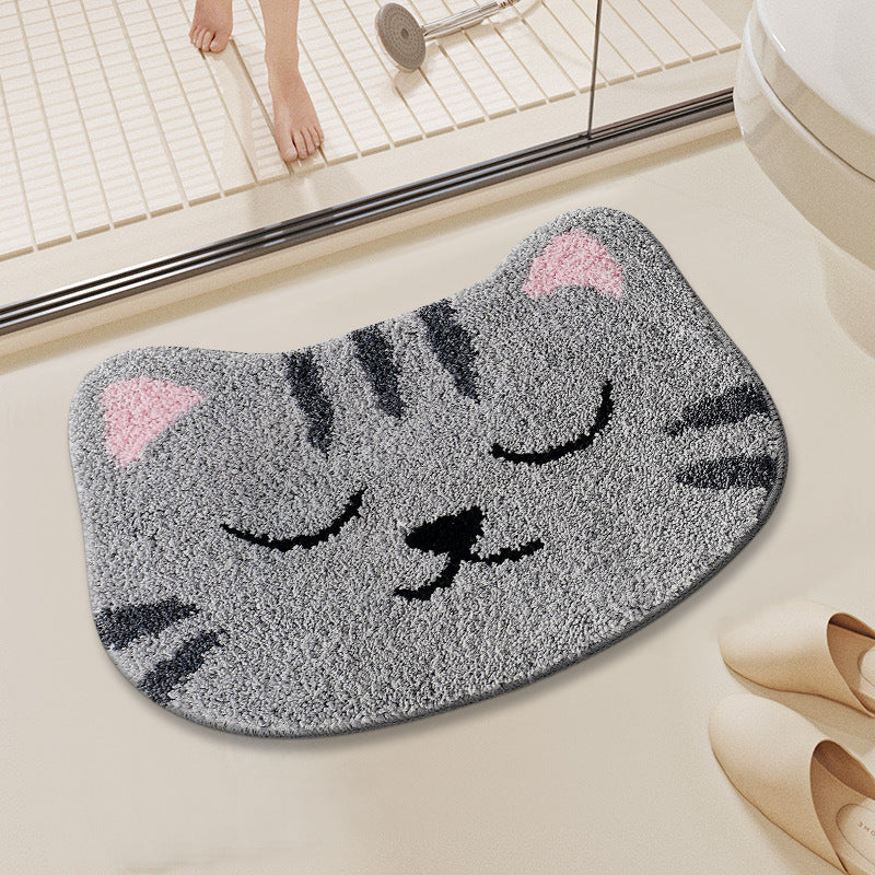 Cute Animal Character Bath Mat