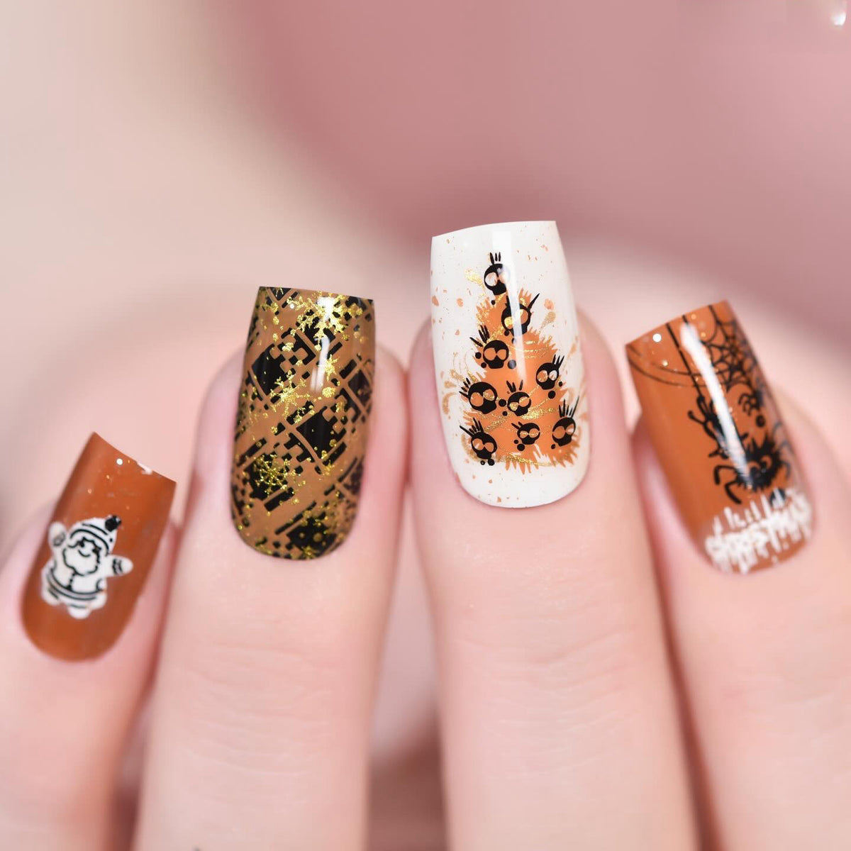 Halloween Artificial Nails Set Acalora