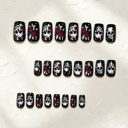 Gothic Skull Nail Art Set Acalora