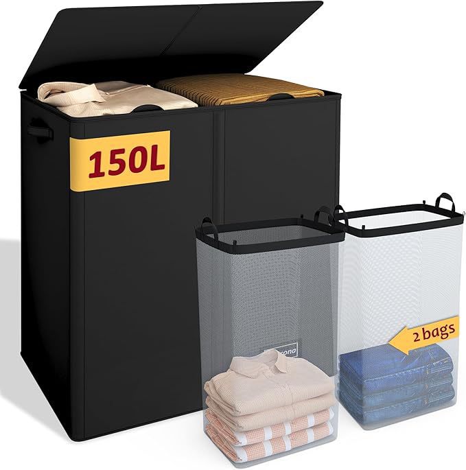 Large storage chest with lid and interior compartments Acalora