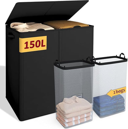 Large storage chest with lid and interior compartments Acalora
