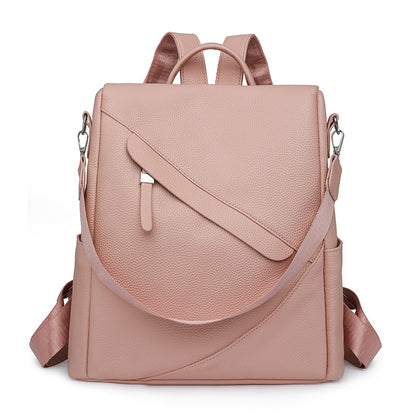 Elegant Leather Laptop Backpack Acalora