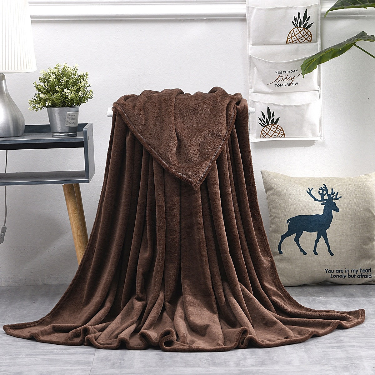 Plush Oversized Hooded Fleece Blanket