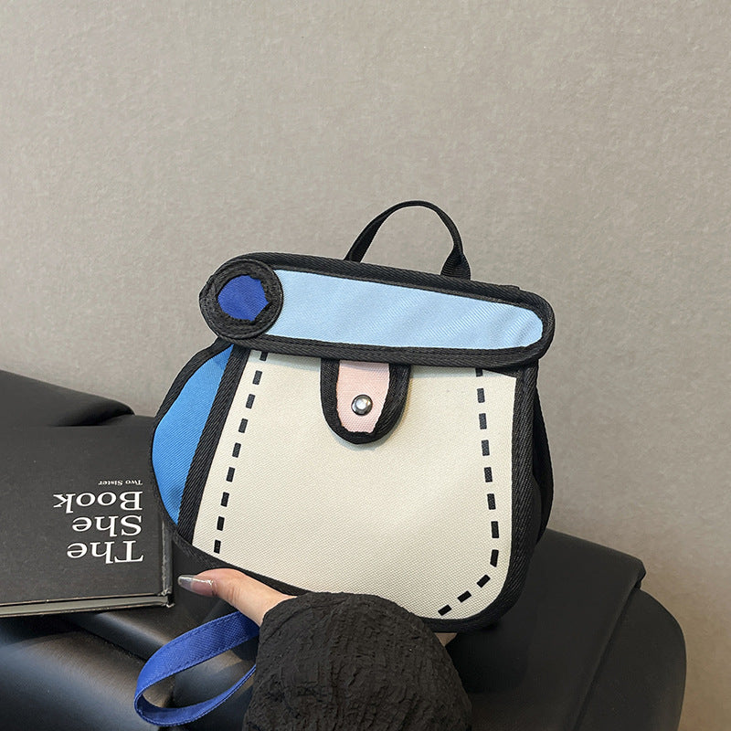 Trendy Cartoon-Style Mini Backpack Acalora