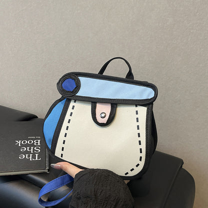 Trendy Cartoon-Style Mini Backpack Acalora