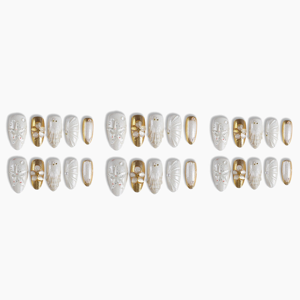 Premium Decorative Press-On Nail Art Collection Acalora