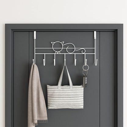 Wall-Mounted Cat-Shaped Key Holder