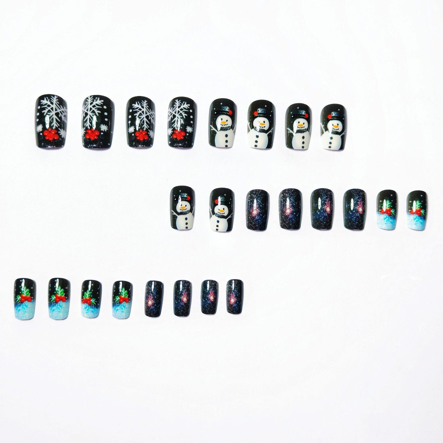 Festive Holiday Nail Art Set Acalora
