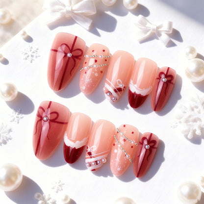 Glamorous Press-On Nail Art Set Acalora