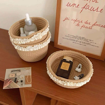 Handcrafted storage basket Acalora