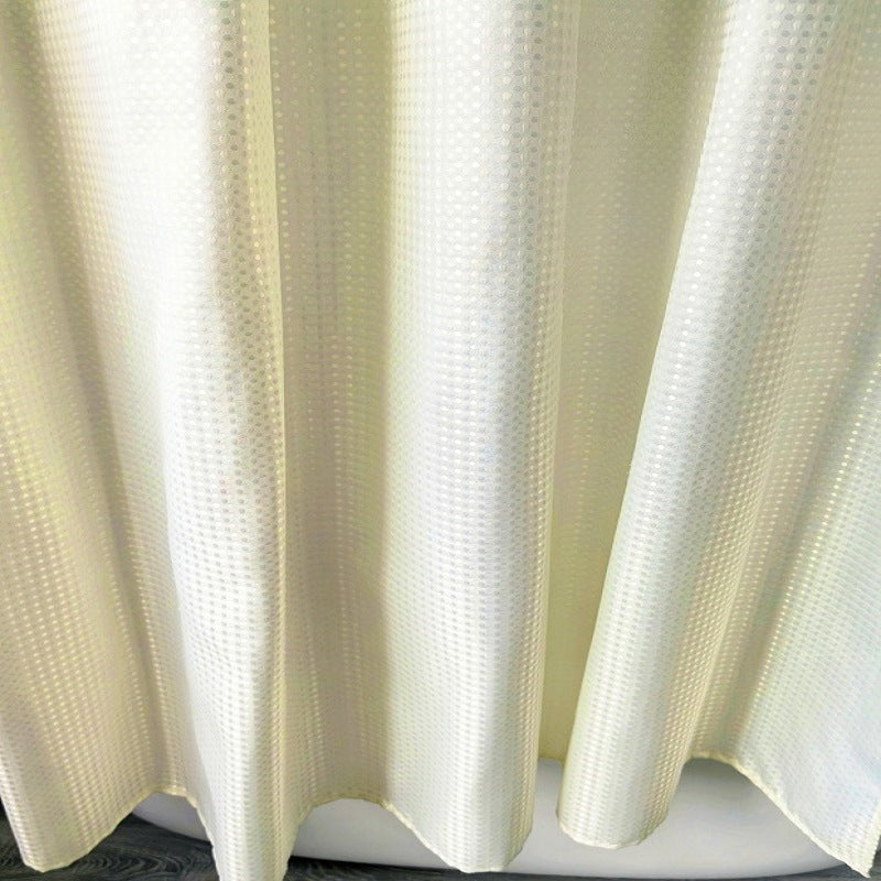 Textured Bathroom Shower Curtain
