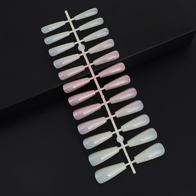 Nail art set with glitter and elegant transitions Acalora