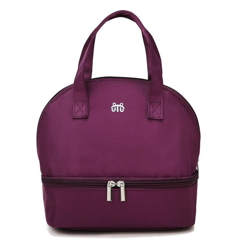 Women's insulated cooler bag with practical double zip design Bowlift