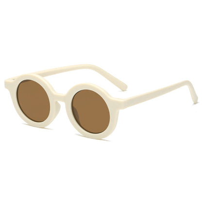 Women's round sunglasses with robust design and UV protection Bowlift