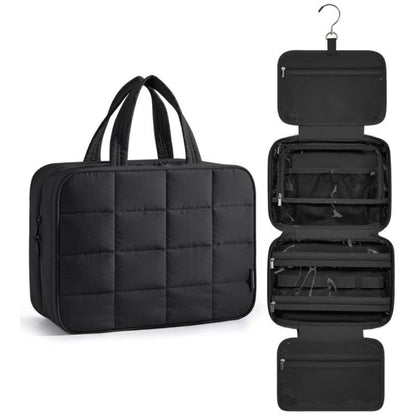 Women's cosmetic bag with organizer compartments Karnz