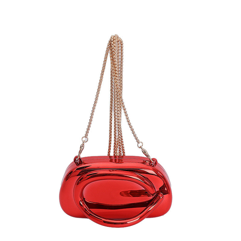 Chic Metallic Evening Clutch Acalora