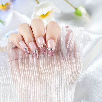 Sparkling Glittery Press-On Nail Set Acalora