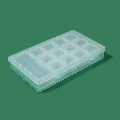 Transparent Multi-Compartment Craft Storage Organizer Acalora
