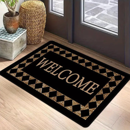 Welcome Warning Doormat