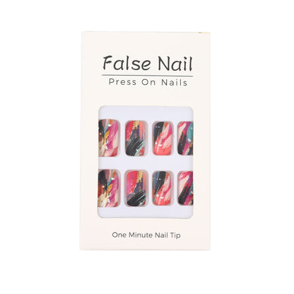 Nail Art Set with Creative Color Patterns Acalora