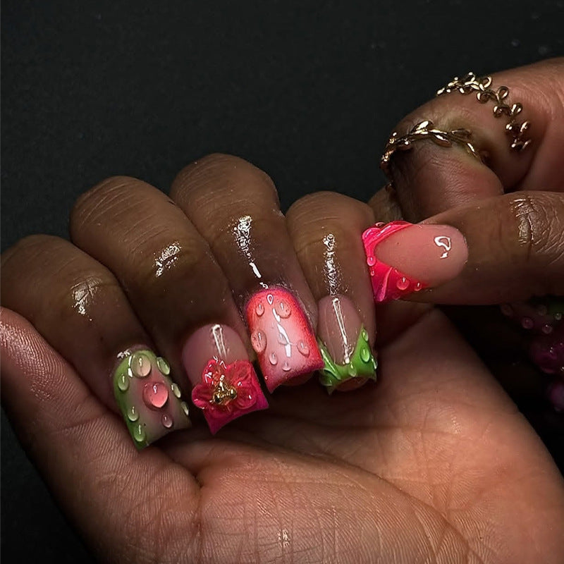 Creative Decorative Press-On Nail Art Set Acalora