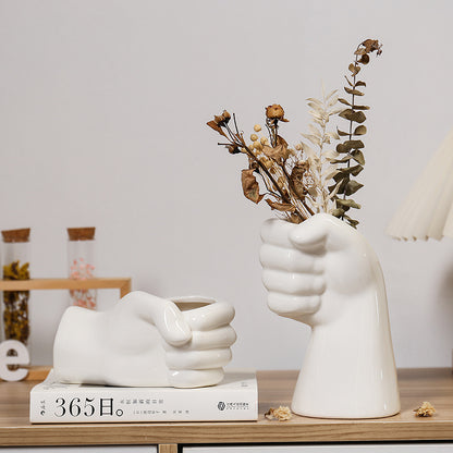 Decorative Hand Vase Acalora