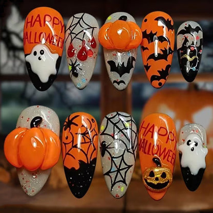 Halloween Theme Nail Art Acalora