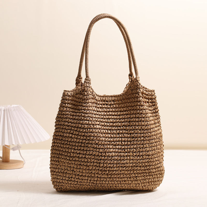 Handmade wicker tote bag with sturdy handles Bowlift