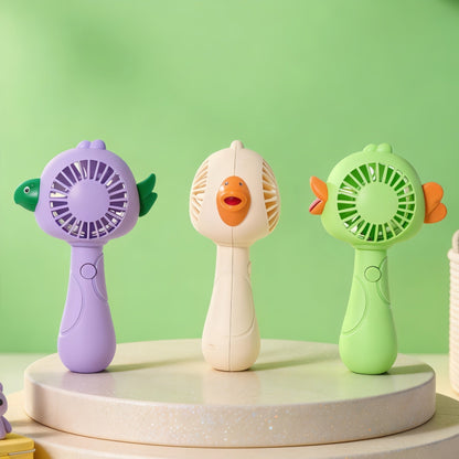 Ladies' Portable Handheld Fan with Animal Design Karnz