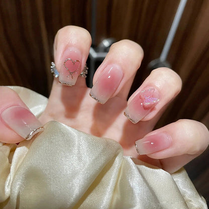 Decorative Floral Press-On Nail Art Set Acalora