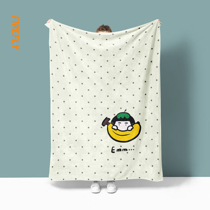 Unisex Fun Cartoon Character Throw Blanket