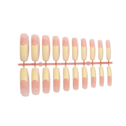 Premium French Tip Press-On Nail Set Acalora