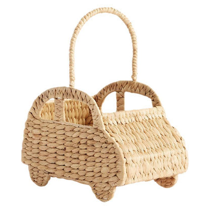 Woven Car-Shaped Storage Basket Acalora