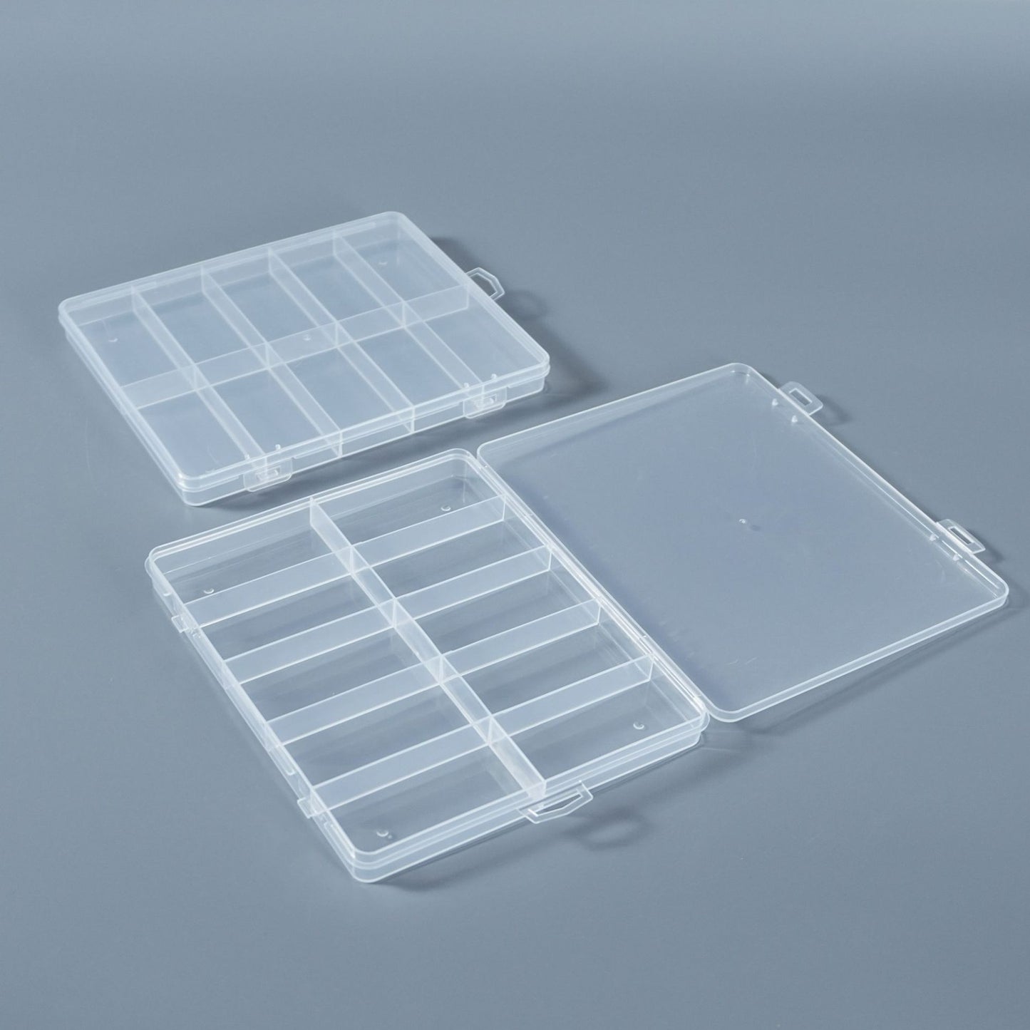 Multi-Divisional Clear Craft Storage Case Acalora