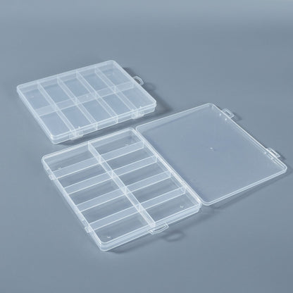 Multi-Divisional Clear Craft Storage Case Acalora