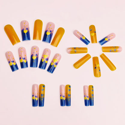 Decorative Heart-Inspired Nail Art Acalora
