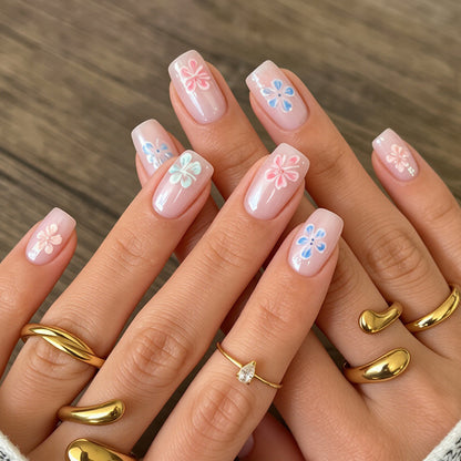 Artistic Floral Nail Art Tips Acalora