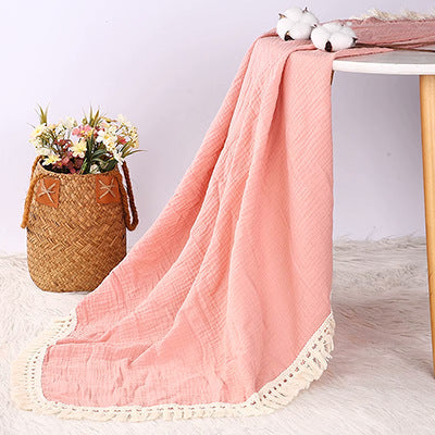 Elegant Cotton Throw Blanket