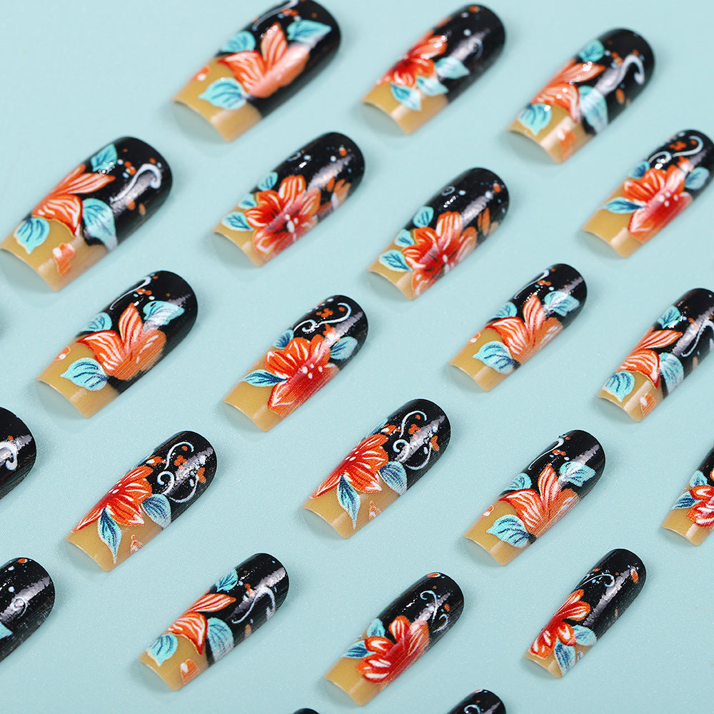 Creative nail art with floral design Acalora