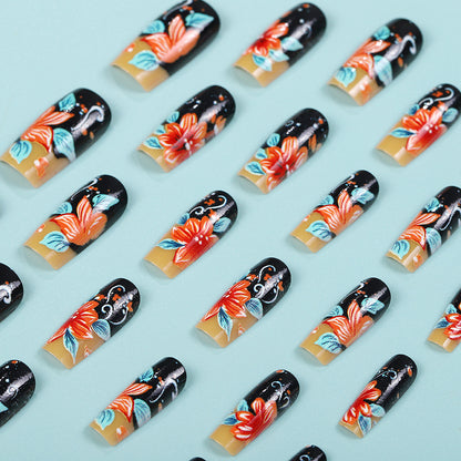 Creative nail art with floral design Acalora