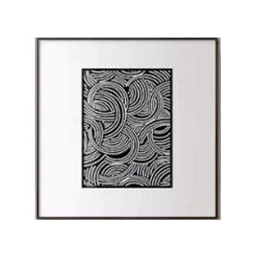 Abstract Line Art Frame Display