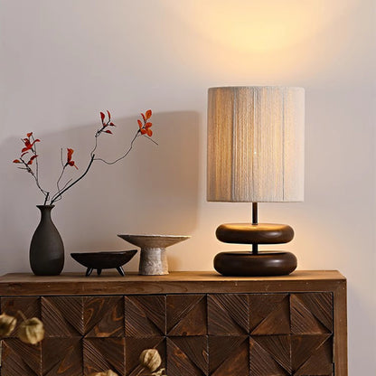 Modern Decorative Table Lamp with Sculptural Base